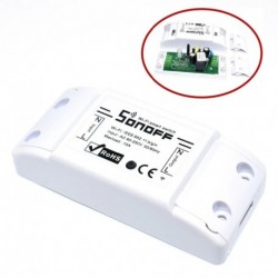 Sonoff Basic Wifi Switch DIY vezeték nélküli távoli Domotica Light intelligens otthoni automatizálás relé modul vezérlő