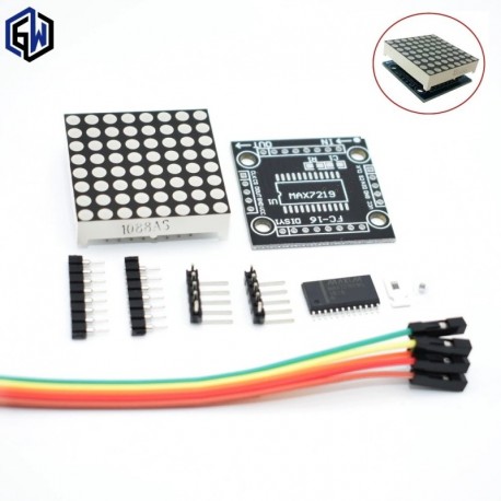 MAX7219 pontmátrix modul mikrovezérlő modul DIY KIT