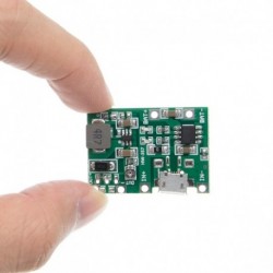 Lítium Li-ion 18650 3.7V 4.2V akkumulátortöltő kártya DC-DC Step Up Boost modul integrált áramkörök