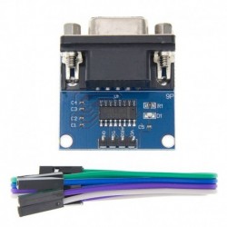 RS232 - TTL - RS232 - TTL soros port átalakító modul DB9 csatlakozó MAX232