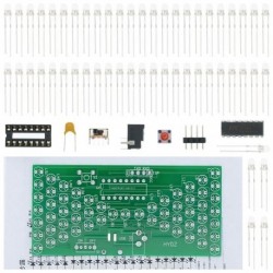 Elektronikus homokóra - 5V elektronikus homokóra barkácskészlet vicces elektromos gyártási készletek pontos LED