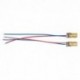 10PCS 5V 650nm 5mW állítható lézerpontos dióda modul vörös látású rézfejű mini lézeres mutató