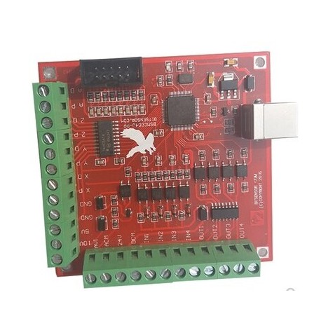 Breakout board CNC USB MACH3 100Khz 4 tengelyes interfész meghajtó mozgásvezérlő driver board