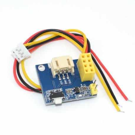 20db ESP8266 ESP-01 ESP-01S WS2812 RGB LED vezérlő modul az IDE WS2812 fénygyűrűhöz intelligens elektronikus barkács