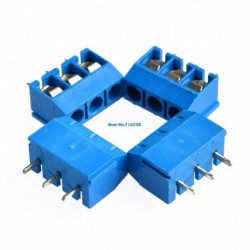 10PCS KF301 3 tűs csavaros csatlakozó 5 mm-es menet 5,08-301-3P 301-3P 3pin