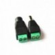 5 pár férfi és női kiváló minőségű 2,1 mm x 5,5 mm a DC tápcsatlakozó adapter csatlakozó dugójához CCTV kamerához