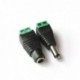 5 pár férfi és női kiváló minőségű 2,1 mm x 5,5 mm a DC tápcsatlakozó adapter csatlakozó dugójához CCTV kamerához