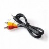 60 cm-es 3,5 mm-es dugasz dugó dugó 3 RCA adapterhez Kiváló minőségű 3,5 - RCA dugó audio audio video AV kábel vezeték