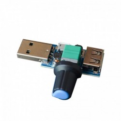 Mini USB ventilátor-szabályozó szélsebességű légmennyiség-szabályozó hűtés elnémítja a többfunkciós irodai
