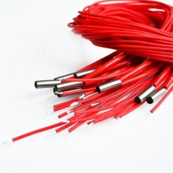 24V - 3D nyomtató alkatrészek fűtőcső 12V 24V 40W 1M hosszúságú (6 * 20mm) kerámia patron extruder fűtéshez 40W
