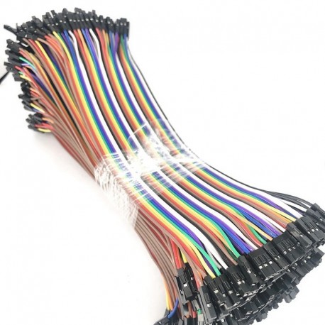 dupont kábel jumper huzal dupont vonal anya - nő dupont vonal 20cm 40P SKUMM