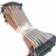 dupont kábel jumper huzal dupont vonal anya - nő dupont vonal 20cm 40P SKUMM
