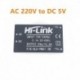 HLK-PM01 AC-DC 220V - 5V mini tápegység modul intelligens háztartási kapcsoló tápegység modul