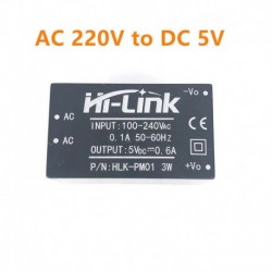 HLK-PM01 AC-DC 220V - 5V mini tápegység modul intelligens háztartási kapcsoló tápegység modul