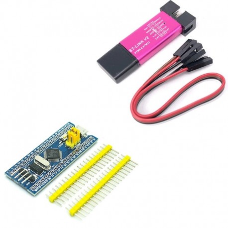 ST-LINK V2 - Eredeti STM32F103C8T6 ARM STM32 minimális rendszerfejlesztő modul modul az Arduino ST-Link V2 Mini STM8