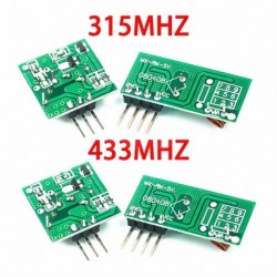 433MHZ - 315 MHz 433 MHz RF vezeték nélküli adó modul és vevő készlet 5 V DC 433 MHz vezeték nélküli Arduino Raspberry