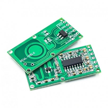 1db RCWL-0516 mikrohullámú radar érzékelő modul Emberi test indukciós kapcsoló modul Intelligens érzékelő
