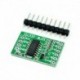10PCS mini HX711 kétcsatornás 24 bites precíziós A / D modul nyomásérzékelő mikrokontroller
