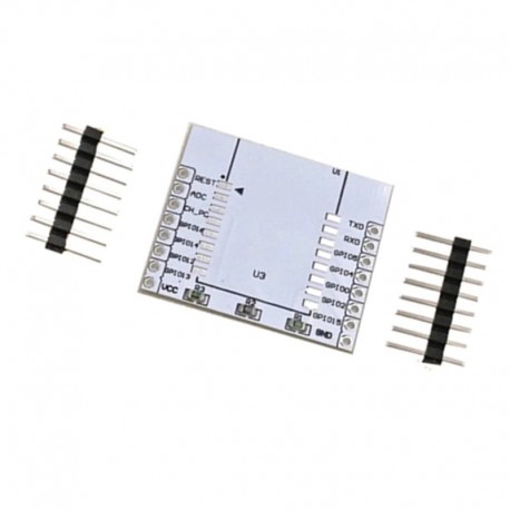10db ESP8266 soros WIFI modul adapterlemez ESP-07, ESP-08, ESP-12 típusokra vonatkozik