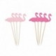 keverd össze - 20/40 / 60db Flamingo torta cupcake torta torta zászlók gyerek baba zuhany születésnapi esküvői torta