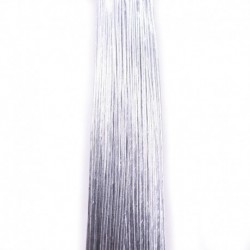 T02 - 25db 80cm hosszú harisnya virág vas huzal DIY nylon virág készítéséhez virág huzal Ronde virág anyagi