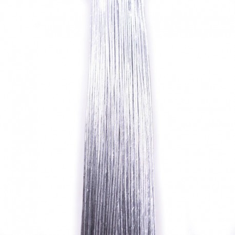 T02 - 25db 80cm hosszú harisnya virág vas huzal DIY nylon virág készítéséhez virág huzal Ronde virág anyagi