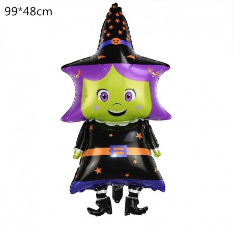 G - Halloween tök szellem lufi Halloween díszek Pókfólia léggömbök felfújható játékok Denevérgömbök Halloween
