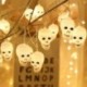 Stílus2 - 10LED Halloween tök pók denevér koponya húrlámpák lámpa DIY függő horror Halloween dekoráció otthoni