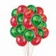 6db papír pompom - Karácsonyi díszek otthoni boldog karácsonyi léggömbökkel Banner Photo Booth kellékek 2021 Boldog új