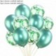 Set6 - 10db 12 hüvelykes fém lufi fém latex lufi születésnapi party dekoráció esküvői lufi arany felfújható hélium