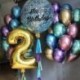 Set6 - 10db 12 hüvelykes fém lufi fém latex lufi születésnapi party dekoráció esküvői lufi arany felfújható hélium