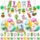 6db virágfüzér - Hawaii Aloha boldog születésnapot transzparens Flamingo hawaii trópusi party dekoráció Luau nyári