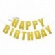 sötétkék - 1Set Boldog születésnapot szalaghirdetés Születésnapi party dekoráció szalag arany betűkkel függő