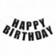 sötétkék - 1Set Boldog születésnapot szalaghirdetés Születésnapi party dekoráció szalag arany betűkkel függő