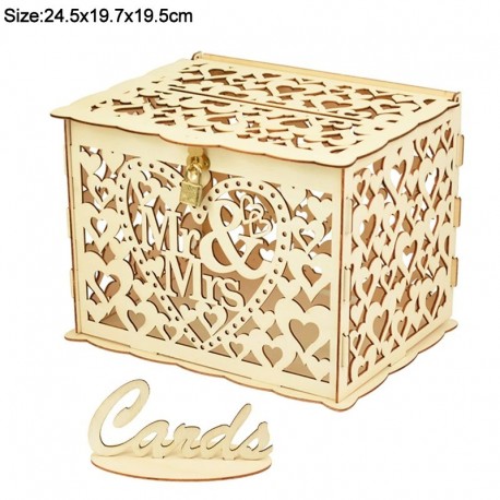 Kis-A - DIY rusztikus esküvői meghívók, meghívók és dobozok zárral és kártyatáblával