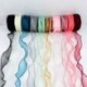 B10 (2) - 10Yard 30mm selyem Organza szalag hullám csipke szalag íj anyag DIY ajándékcsomagolás kézzel készített varrás