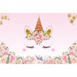 Stílus8 - 180x110cm szivárvány egyszarvú háttér gril 1. egyszarvú téma születésnapi party dekoráció kellékek baba