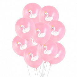 10db E - 10 / 15db hattyú latex lufi esküvői lány születésnapi party dekoráció baba zuhany party kellékek levegő