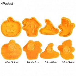 4db - Halloween tök szellem sütik penész barkácsolás szilikon torta csokoládé fondant sütés penész eszközök
