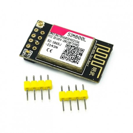 A SIM800L GPRS GSM modul micro sim kártya alaplap négysávos TTL soros portja ESP8266 ESP32