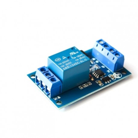 12V egygombos bistabil relé modul autómódosító kapcsoló egygombos start-stop önzáró