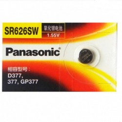 50db / tétel Panasonic Original SR626SW gombos cellás óraérme G4 377A 377 LR626 SR626SW SR66 LR66 ezüst-oxid elem