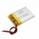 10 DB - 602535 3,7 V 600 mAh újratölthető lítium polimer Li-polimer akkumulátor MP3 MP4 autós DVR GPS játékokhoz
