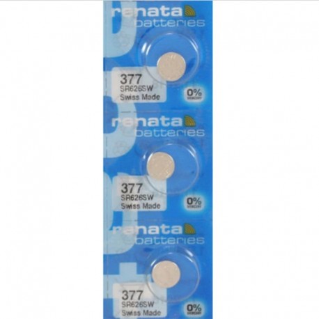 3 X renata ezüstoxid akkumulátor 377 SR626SW 626 1,55V eredeti márka renata 377 renata 626 akkumulátor