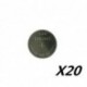 Névleges feszültség: 3,6 V - 20PCS 3.6V LIR2032 lir 2032 lítium-ion újratölthető akkumulátor 40mah Li-ion gombos