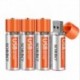 Forró eladó kiváló minőségű 4db SORBO 1.5V 1200mAh USB újratölthető 1 órás gyorstöltés AA Li-po akkumulátor
