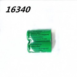 2 X 16340 1000mah 3v cr123a 16340 újratölthető akkumulátor 3.0v rcr123a 16340 akkumulátor lítium