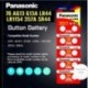 10db PANASONIC LR44 A76 AG13 0 Hg SR1154 357 LR 44 1,5 V-os cellás akkumulátorok Számológéphez 0 Hg