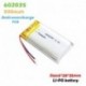 1 DB - 602035 3,7 V 500 mAh lítium polimer akkumulátor MP3 MP4 MP5 DVR GPS bluetooth fejhallgató autós tachográf Li-po
