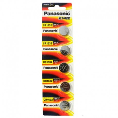 5db / tétel PANASONIC CR1632 1632 DL1632 3V lítium elem cella gomb érme elem